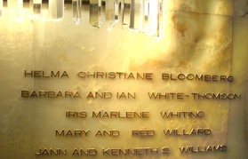 Donor Wall at the LA Music Center